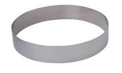 Cercle à mousse inox 18/8 - 24x4,5cmh